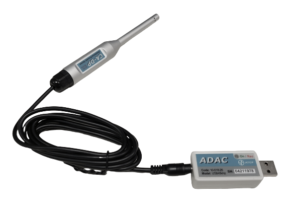 Acoustic Sensor CA-DP-USB-ADAC for the Impulse Excitation Technique